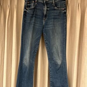 MOTHER Dark Blue Flare Jeans